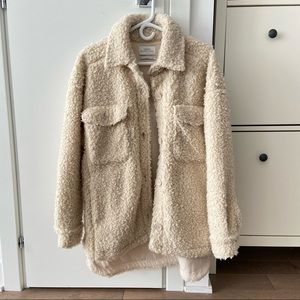 Urban Outfitters Palmer Sherpa Shirt Jacket
